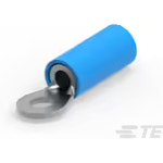 Ring Tongue Terminal 16AWG Copper Blue/Blue Stripe 19.43mm Tin Loose