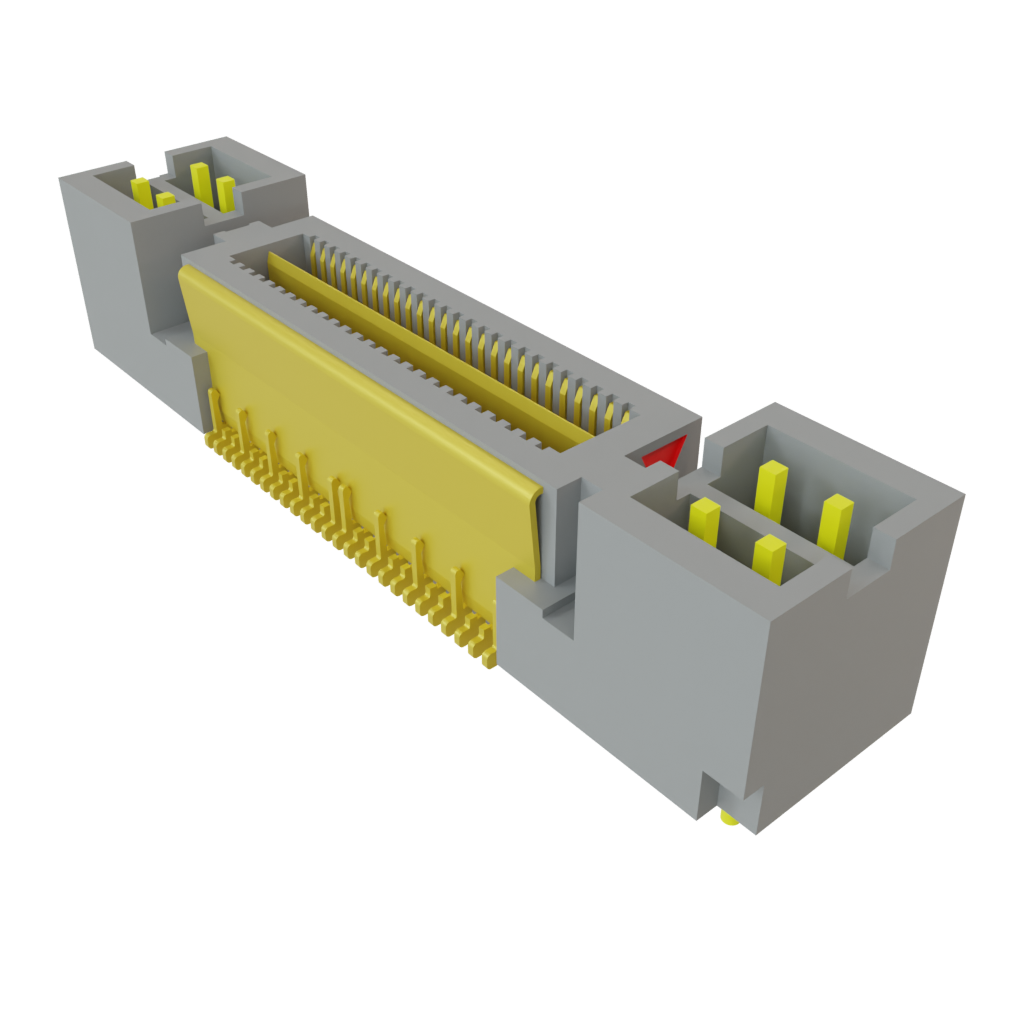 Samtec-QMSS-016-06.75-L-D-DP-PC4 Steckverbinderleisten und Leiterplattenbuchsen Conn Micro High Speed Terminal Strip HDR 8Power/32Signal POS 6.35mm/0.635mm Solder ST SMD/Thru-Hole Tray