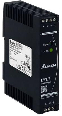Delta Electronics-DRL-24V75W1AZ AC-DC-Spannungsversorgung AC/DC Power Supply Single-OUT 24V 3.125A 75W