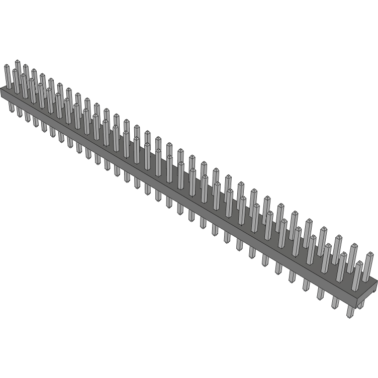 Samtec-TMM-132-03-T-D Steckverbinderleisten und Leiterplattenbuchsen Conn Unshrouded Header HDR 64 POS 2mm Solder ST Top Entry Thru-Hole Bulk