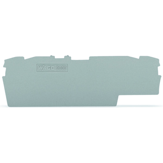 WAGO-2002-1891 Steckverbinderzubehör Connector Accessories End and Intermediate Plate Polyamide 6/6 Gray Box
