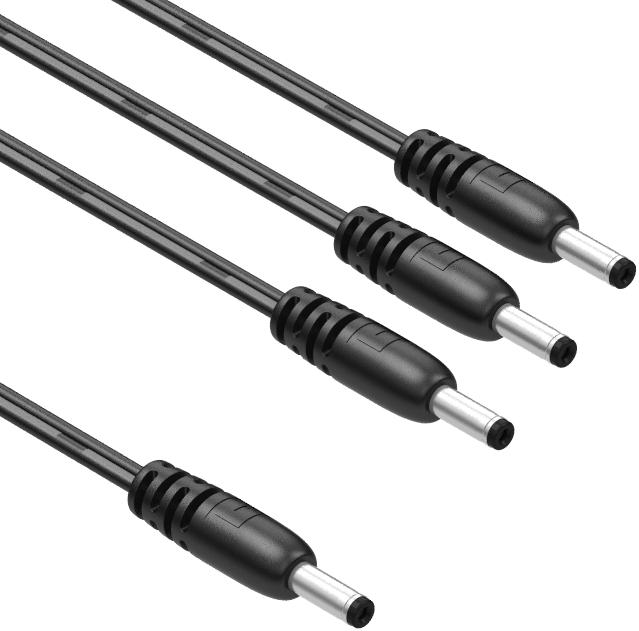 Tensility International-10-02756 Cable Assembly DC Power Cable Assembly 0.45m DC Power Plug to 3DC Power Plug 2 to (2/2/2)POS (3)M-M 24AWG