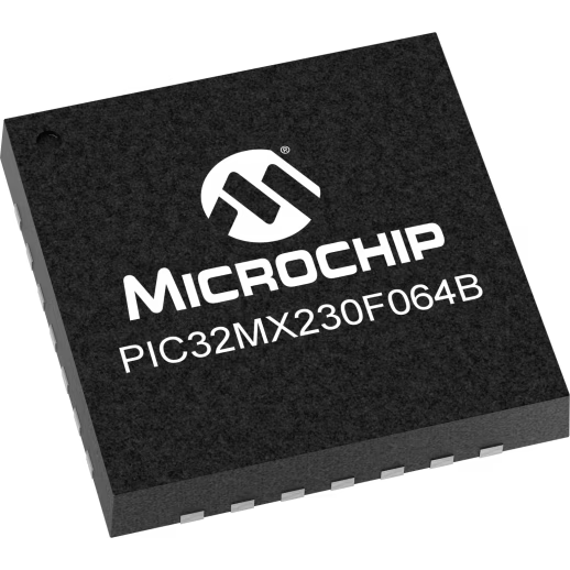 Microchip Technology-PIC32MX230F064BT-V/ML Microcontrollers - MCUs MCU 32-bit MIPS32 M4K RISC 64KB Flash 2.5V/3.3V Automotive AEC-Q100 28-Pin QFN EP T/R