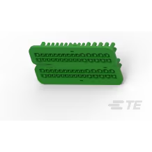 TE Connectivity-284939-4 Steckverbinderzubehör Connector Accessories Cavity Plug Straight Polyamide Green Box