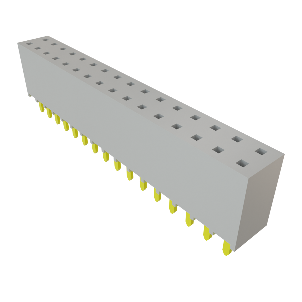 Samtec-MTLW-116-07-L-D-275 Steckverbinderleisten und Leiterplattenbuchsen Conn Unshrouded Header HDR 32 POS 2.54mm Solder ST Top Entry Thru-Hole Bulk