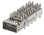 Molex-1000141448 Steckverbinderzubehör Connector Accessories zQSFP+ Cage Right Angle Stainless Steel Nickel zQSFP+™ Tray