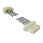Cable Assembly Discrete Wire 0.254m 28AWG Wire to Board to Wire to Board 5 to 5 POS SKT-SKT Crimp-Crimp Micro Mate™ Bag