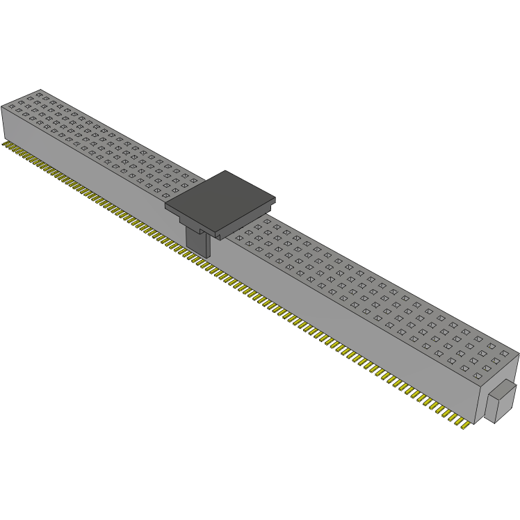 Samtec-FOLC-150-02-S-Q-P Connector Headers and PCB Receptacles Conn Socket Strip SKT 200 POS 0.64mm Solder ST SMD Tube