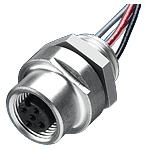 Cable Assembly Circular 2m 18AWG M12 Circular 4 Straight