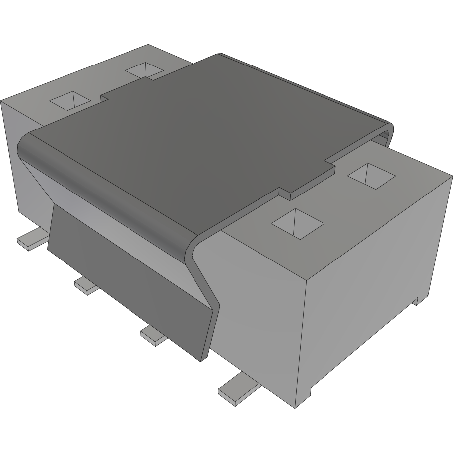 Samtec-HLE-104-02-S-DV-A-P-TR Steckverbinderleisten und Leiterplattenbuchsen Conn Socket Strip SKT 8 POS 2.54mm Solder ST SMD T/R