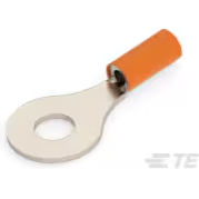 TE Connectivity-184204-1 Steckverbinderanschlüsse Ring Tongue Terminal 16-22AWG Nickel Orange 26.19mm Nickel Box