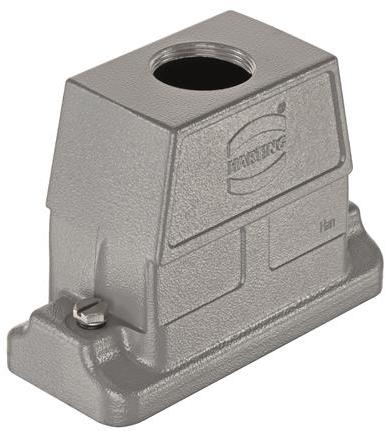 HARTING-19396160447 Schrumpfbalgenadapter Hood 180° 16B Shell Size Powder Die Cast Aluminum Screw Lock Han®