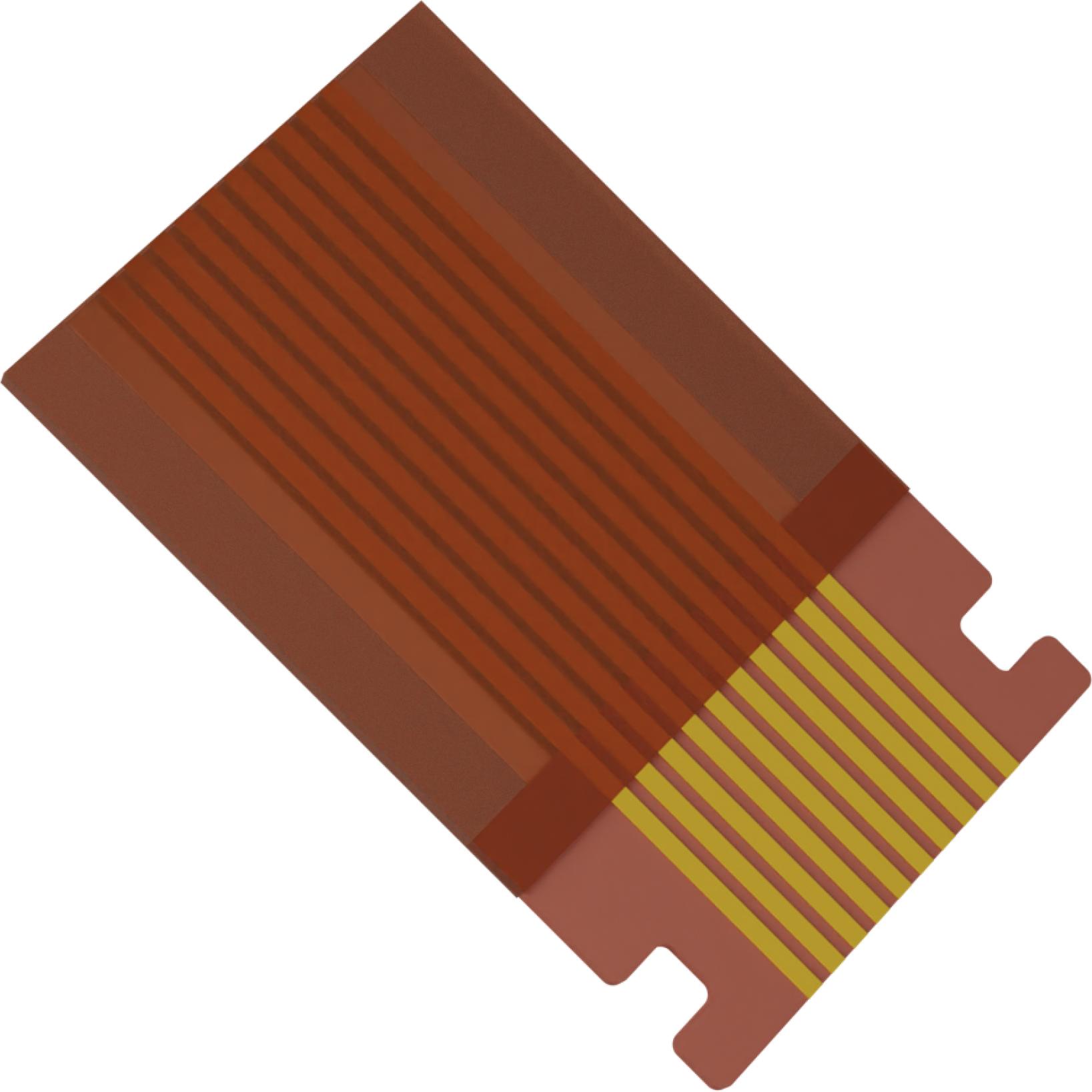 Molex-15026-0610 Flachband Kabelbaugruppen Cable Assembly 0.152m 0.5mm 10 to 10 POS FFC Jumper to FFC Jumper M-M Premo-Flex LVDS Jumper Bag