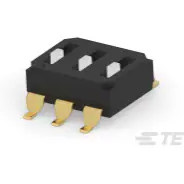 TE Connectivity-2-2319847-4 Interruttore DIP Switch DIP OFF ON SPST 3 Raised Slide 0.025A 24VDC Gull Wing 2000Cycles 2.54mm SMD T/R