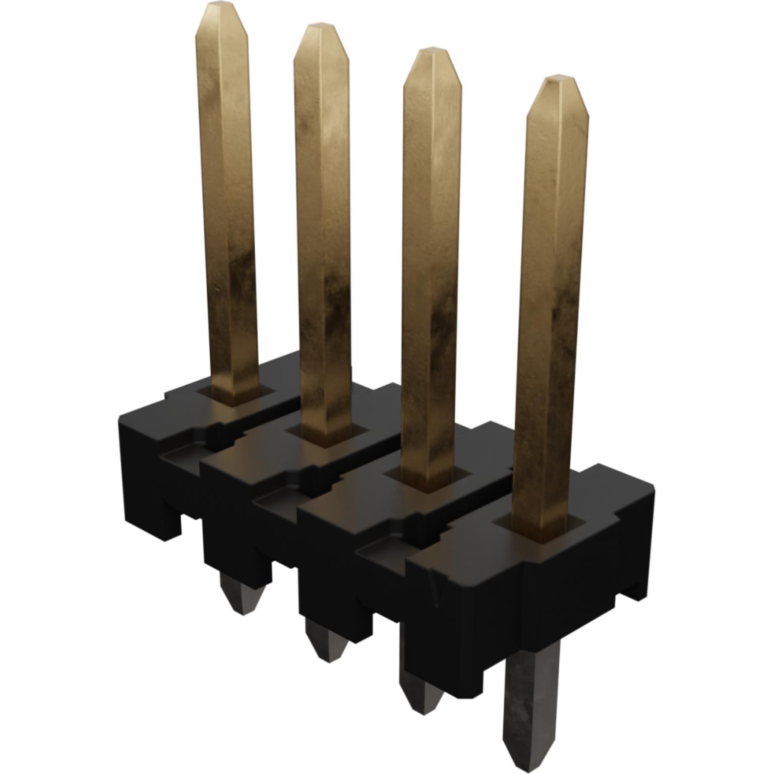 Molex-0026482041 Steckverbinderleisten und Leiterplattenbuchsen Conn Unshrouded Header HDR 4 POS 3.96mm Solder ST Thru-Hole KK Bag