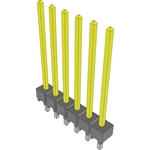 Conn Unshrouded Header HDR 6 POS 2.54mm Solder ST Top Entry Thru-Hole Bulk