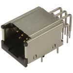 Conn Shrouded Header (4 Sides) M 10 POS 1.5mm Solder RA Side Entry Thru-Hole