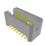 Conn Shrouded Header (4 Sides) HDR 14 POS 1.27mm Solder ST Top Entry SMD T/R