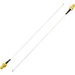 I-PEX MHF4L to 200mm 1.13mm Coax Black Cable SMA(F) Bulkhead Straight