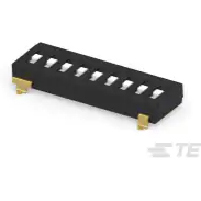 TE Connectivity-TDS09SGRSTR04 Conmutador DIP Switch DIP N.O./N.C. SP3T 9 Recessed Slide 0.025A 24VDC Gull Wing 2000Cycles 2.54mm SMD T/R