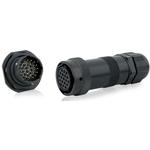 Conn Circular SKT 6 POS Solder ST Cable Mount 6 Terminal 1 Port