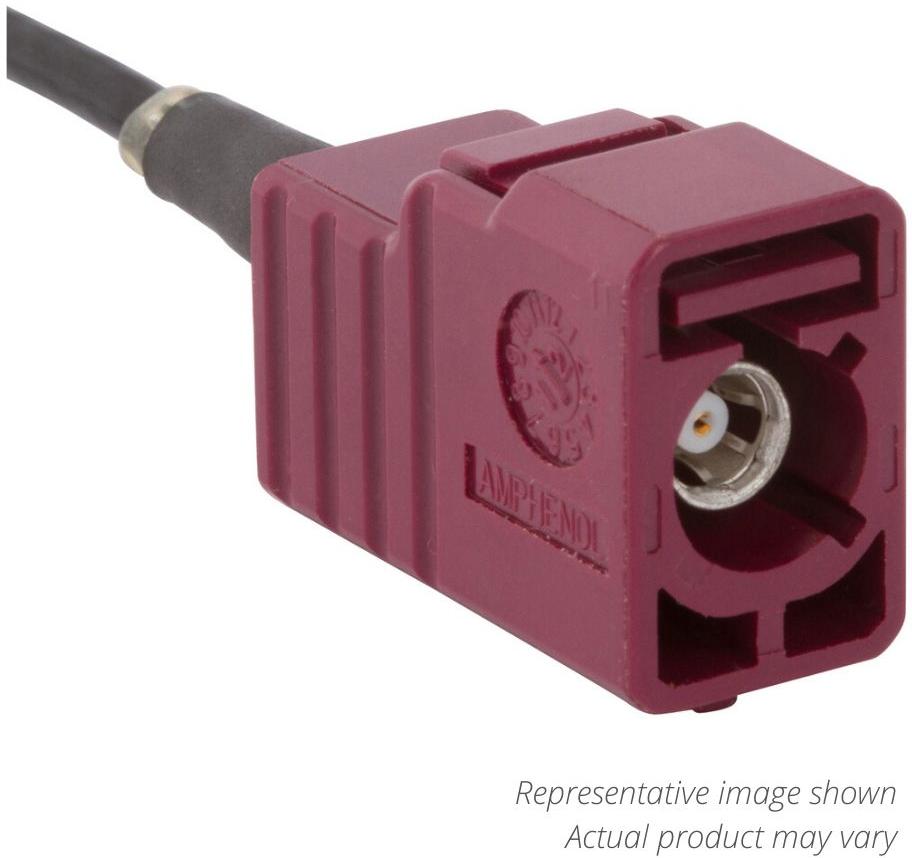Amphenol RF-3FA1-NCSJ-C01E6 RF-Steckverbinder Conn FAKRA 0Hz to 3GHz 50Ohm Crimp ST Cable Mount RCP Gold