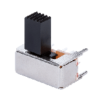 Switch Slide ON ON ON DP3T Raised Slide 0.3A 50VDC 10000Cycles PC Pins Thru-Hole