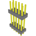 Conn Board Stacker HDR 10 POS 2.54mm Solder ST Thru-Hole Bulk