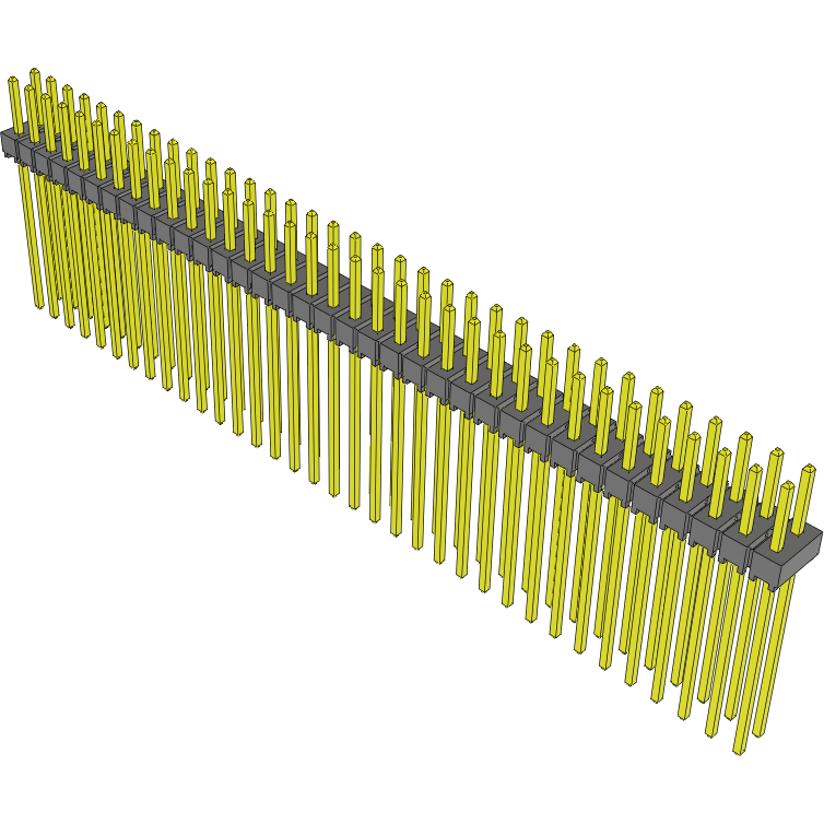 Samtec-TSW-135-12-T-D Steckverbinderleisten und Leiterplattenbuchsen Conn Unshrouded Header HDR 70 POS 2.54mm Solder ST Top Entry Thru-Hole Bulk