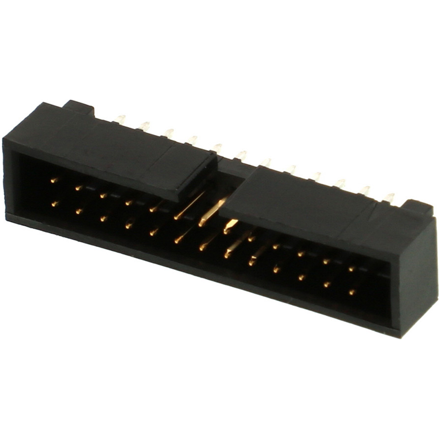 Molex-70246-2601 Connector Headers and PCB Receptacles Conn Shrouded Header (4 Sides) HDR 26 POS 2.54mm Solder ST Top Entry Thru-Hole C-Grid Tray