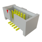Conn Shrouded Header (4 Sides) HDR 10 POS 1.27mm Solder ST Top Entry SMD Tube