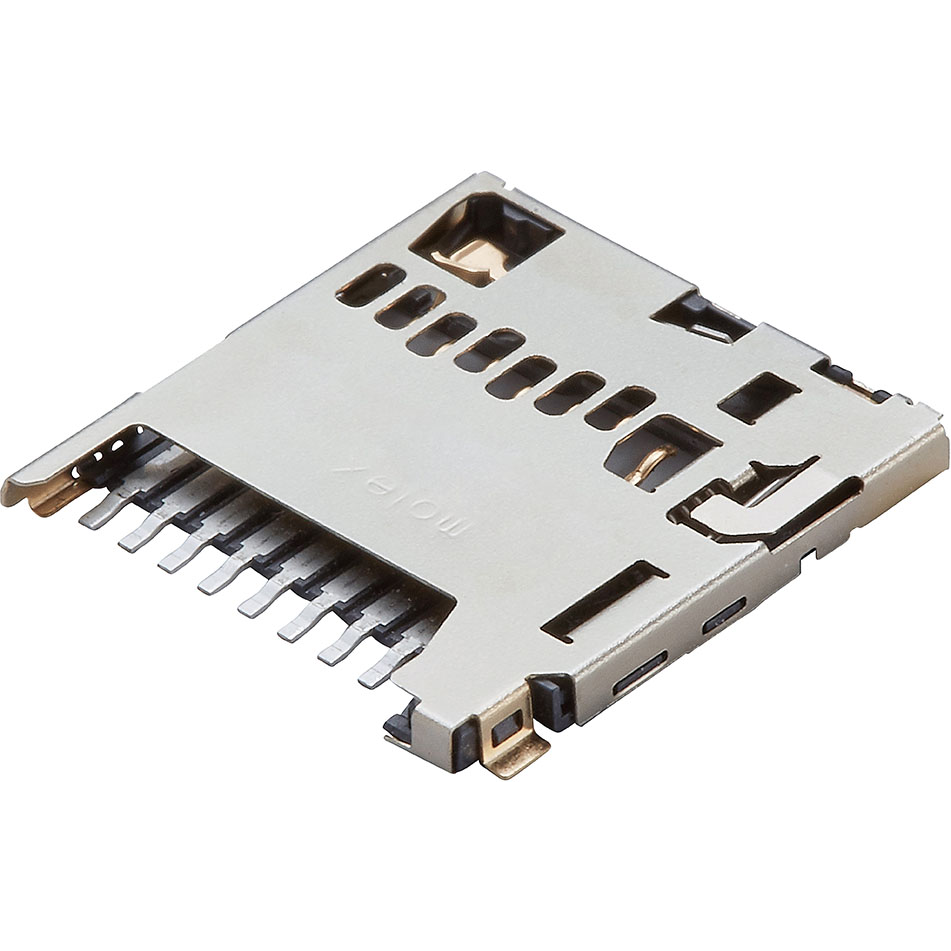 Molex-MicroSD Memory Card | 5033981892 Connector Memory Card Conn Micro SD Card SKT 8 POS 1.1mm Solder RA SMD 0.5A/Contact T/R