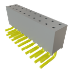 Conn Unshrouded Header HDR 20 POS 2mm Solder RA Side Entry Thru-Hole Bulk