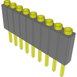 Conn Socket Strip SKT 9 POS 2.54mm Solder ST Top Entry Thru-Hole Bulk