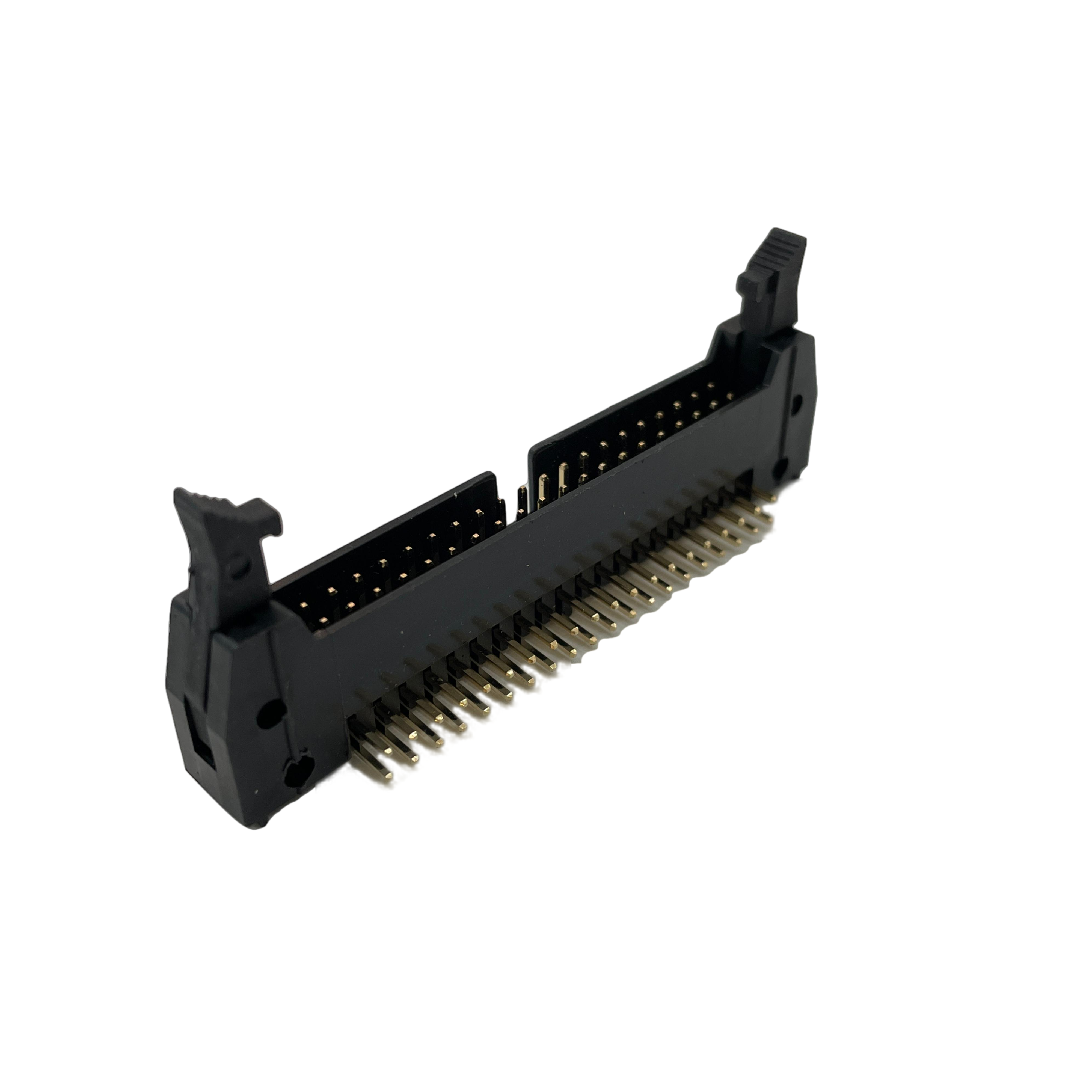 ADAM TECH-MHR-34-HUAL Cabezales del conector y receptáculos PCB Conn Ejector Header HDR 34 POS 2.54mm Solder RA Side Entry Thru-Hole