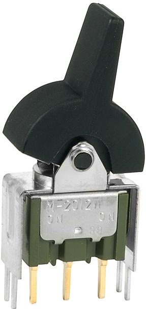 NKK Switches-M2012TXG13-EA Switch Rocker Switch Rocker ON None ON SPDT PC Pins Small Paddle 0.1A 28VAC 28VDC 0.4VA 50000Cycles