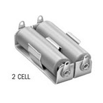 Battery Holder 2 Cells AA Size Aluminum