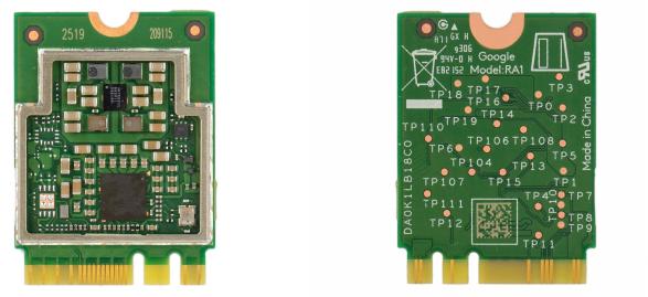 Google LLC-G650-04527-01 Specialized Interfaces Edge TPU coprocessor with M.2 A+E interface