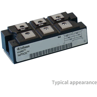 Infineon Technologies AG-DDB6U85N16LHOSA1 Bridge Rectifiers Diode Rectifier Bridge Single 1.6KV 104A 6-Pin ISOPACK-1 Tray