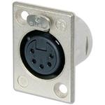 Conn XLR Connector F 5 POS Solder ST Panel Mount 5 Terminal 1 Port