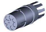 TE Connectivity-1-293722-2 Connecteur circulaire NECTOR M PIN HSG FREE HANGING 7P CODE B