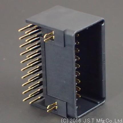 JST Manufacturing-S20B-J21DK-GGXR (LF)(AU) Piastre connettori e prese PCB Conn Shrouded Header HDR 20 POS 2.5mm Solder RA Thru-Hole Box