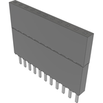 Conn Elevated Socket SKT 11 POS 2.54mm Solder ST Top Entry Thru-Hole Tube