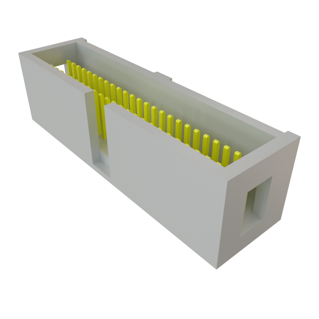 Samtec-TML-125-02-G-D Steckverbinderleisten und Leiterplattenbuchsen Conn Shrouded Header (4 Sides) HDR 50 POS 1.27mm Solder ST Thru-Hole Bulk