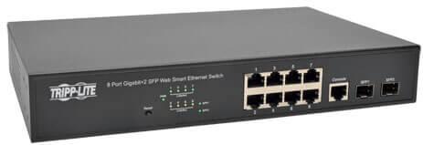 Eaton-NGS8C2 Módulos de interfaz Web-Smart Managed Switch, 2 Dedicated Gigabit SFP Slots, 20 Gbps