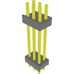 Conn Board Stacker HDR 6 POS 2.54mm Solder ST Top Entry Thru-Hole Bulk