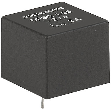 SCHURTER-DFSG-25-0002 Inductor de plomo Saturating Choke Laminated Core Iron 3A 0.1Ohm DCR RDL Box