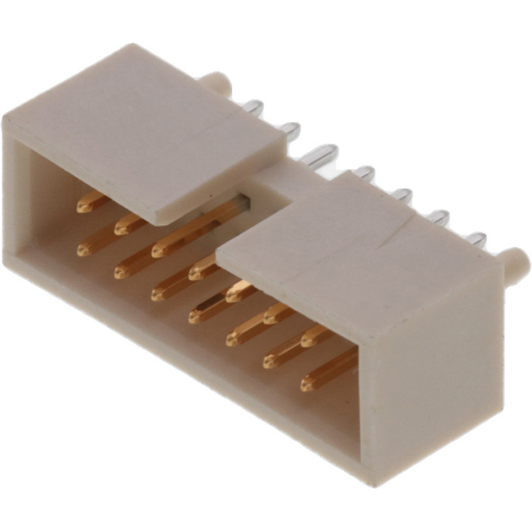 Molex-87834-1411 Steckverbinderleisten und Leiterplattenbuchsen Conn Shrouded Header (4 Sides) HDR 14 POS 2.54mm Solder ST Top Entry Thru-Hole C-Grid Tray
