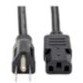 Eaton (formerly TrippLite)-P007-006 Cable Assembly AC Power Cable Assembly 1.83m NEMA 5-15P to C13 3 to 3 POS F-M 14AWG