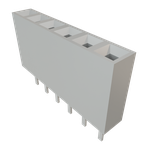 Conn Socket Strip SKT 6 POS 2.54mm Solder ST Top Entry Thru-Hole TIGER CLAW™ Tube
